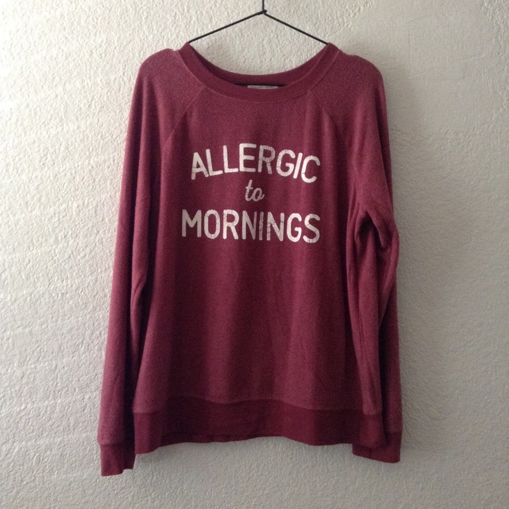 Allergic to Mornings Sweatshirt